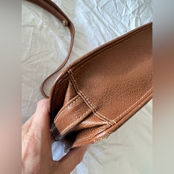 Valentino Garavani Brown Leather Single Strap Shoulder Bag Italy | VTG Authentic - Picture 4 of 12